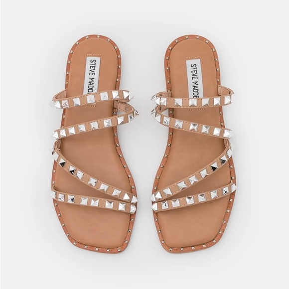 Steve Madden Skyler Studded Sandals - Picture 3 of 5